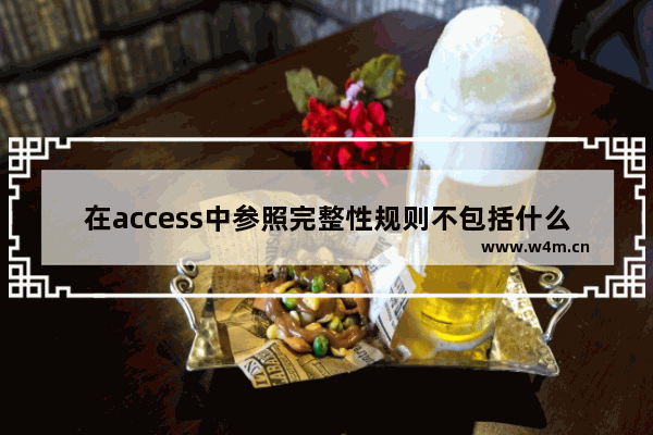 在access中参照完整性规则不包括什么-