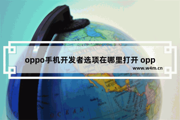 oppo手机开发者选项在哪里打开 oppo手机开发者选项位置