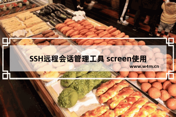 SSH远程会话管理工具 screen使用教程