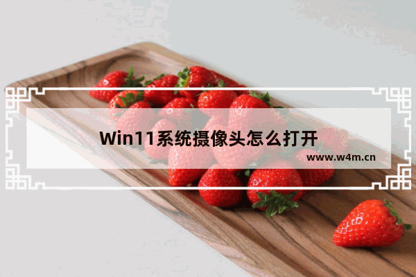 Win11系统摄像头怎么打开