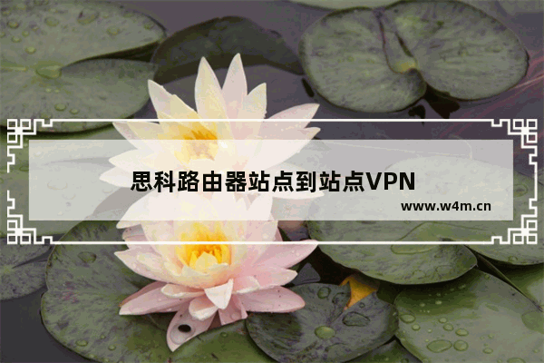 思科路由器站点到站点VPN