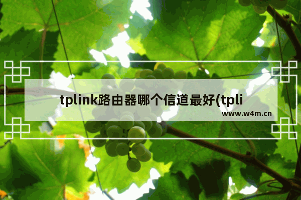 tplink路由器哪个信道最好(tplink哪款信号好)