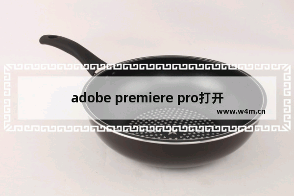 adobe premiere pro打开无响应怎么回事 adobe premiere pro打不开未响应如何解决