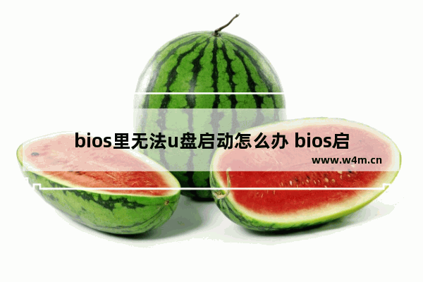 bios里无法u盘启动怎么办 bios启动不了u盘