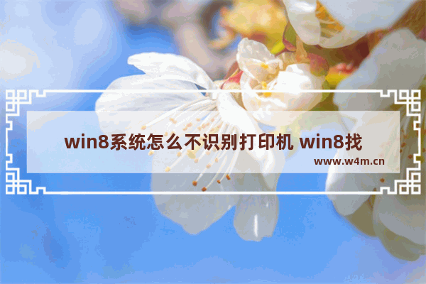 win8系统怎么不识别打印机 win8找不到打印机