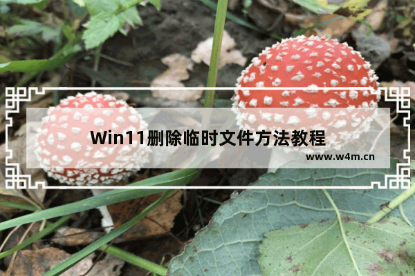 Win11删除临时文件方法教程