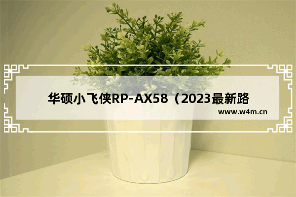 华硕小飞侠RP-AX58（2023最新路由器测评）