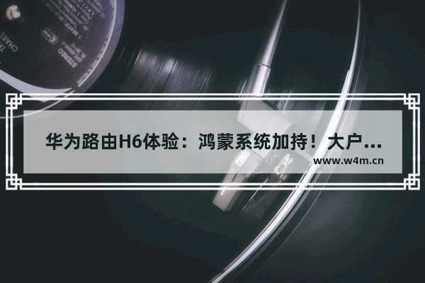 华为路由H6体验：鸿蒙系统加持！大户型信号实测效果如何？