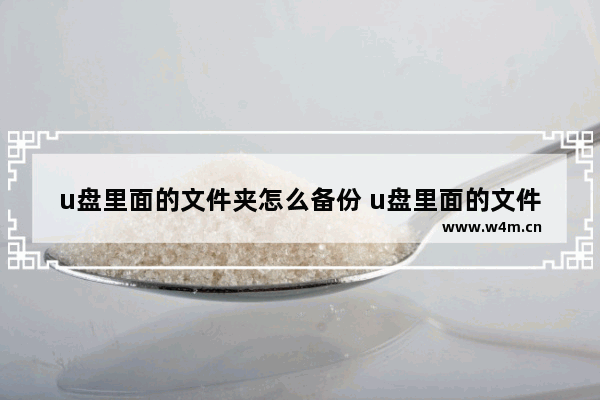 u盘里面的文件夹怎么备份 u盘里面的文件怎么备份文件