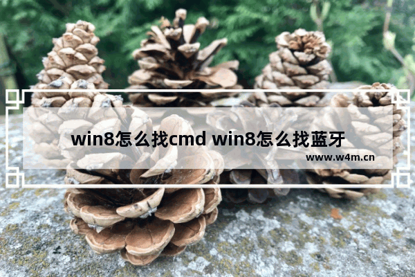 win8怎么找cmd win8怎么找蓝牙