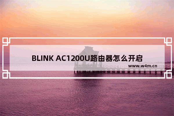 BLINK AC1200U路由器怎么开启访客模式?