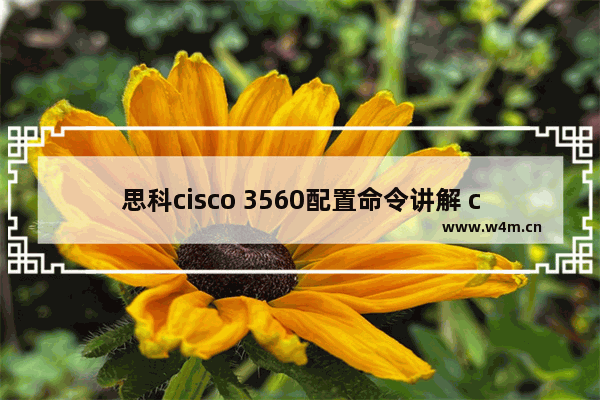 思科cisco 3560配置命令讲解 cisco的几个配置模式