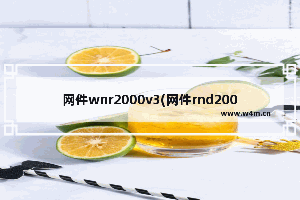 网件wnr2000v3(网件rnd2000v2怎么操作)