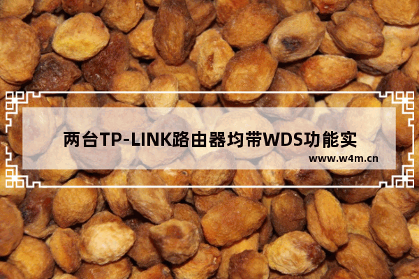 两台TP-LINK路由器均带WDS功能实现桥接之方法