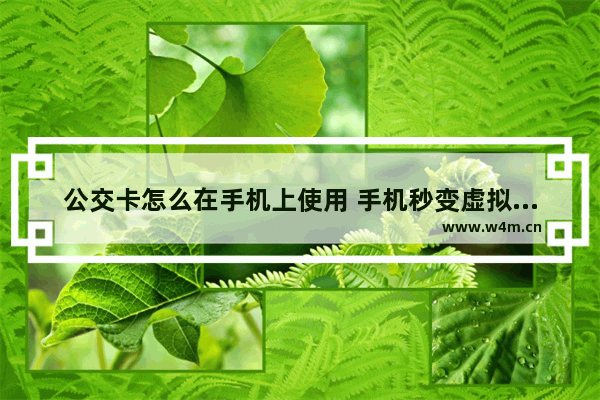 公交卡怎么在手机上使用 手机秒变虚拟公交卡教程