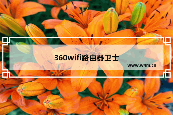 360wifi路由器卫士