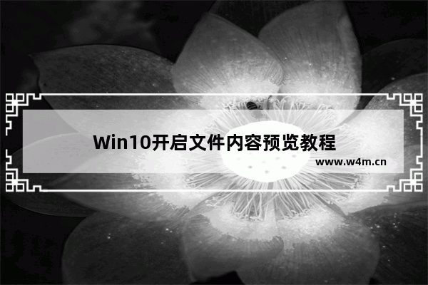 Win10开启文件内容预览教程