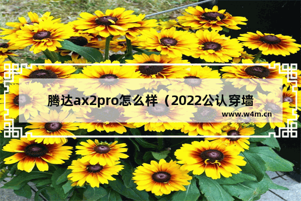 腾达ax2pro怎么样（2022公认穿墙好的路由器）