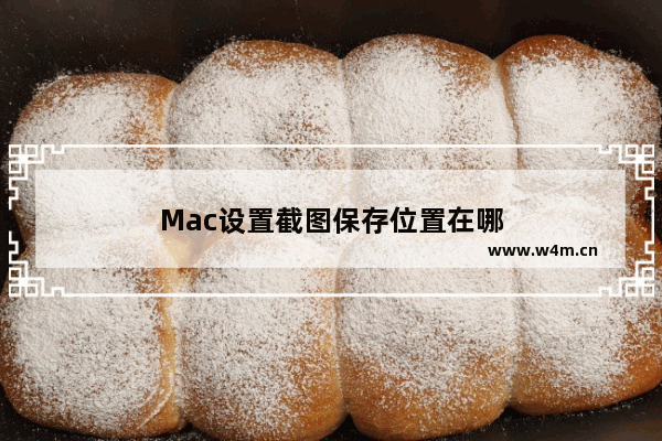 Mac设置截图保存位置在哪