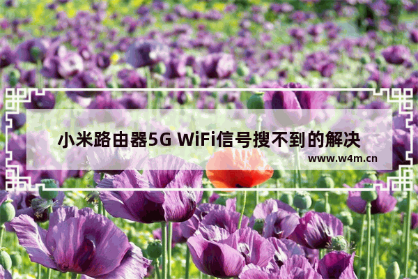 小米路由器5G WiFi信号搜不到的解决方法