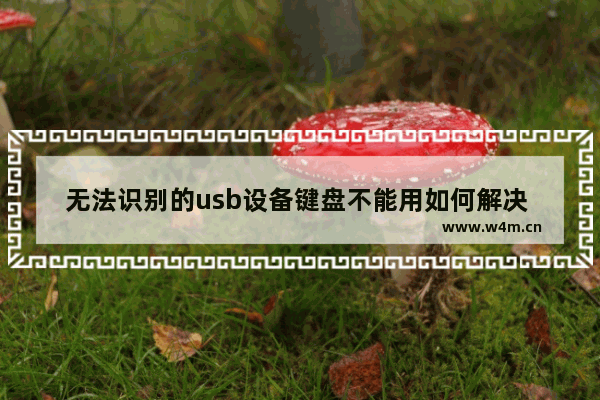 无法识别的usb设备键盘不能用如何解决 电脑无法识别usb设备键盘不能用怎么办