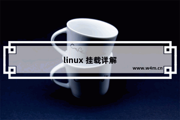 linux 挂载详解