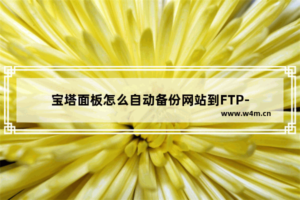 宝塔面板怎么自动备份网站到FTP-