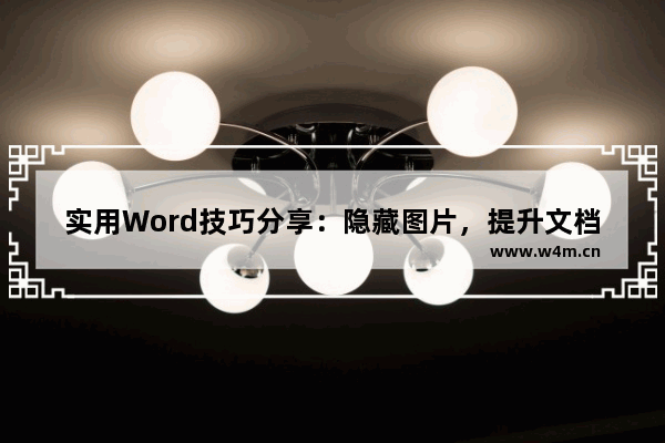 实用Word技巧分享：隐藏图片，提升文档浏览和编辑效率！-