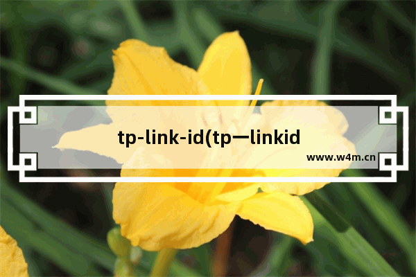 tp-link-id(tp一linkid)