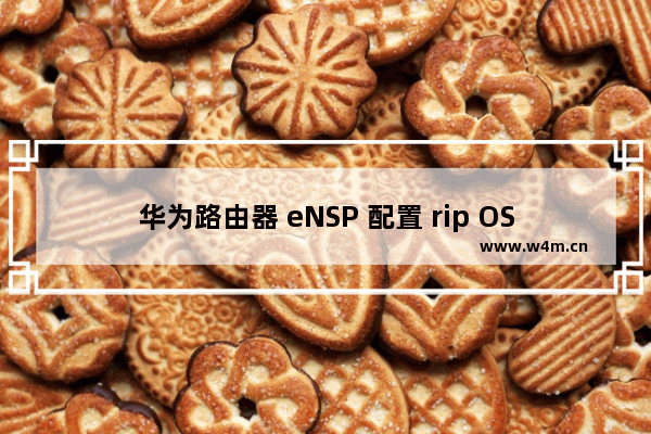 华为路由器 eNSP 配置 rip OSPF 路由重发布