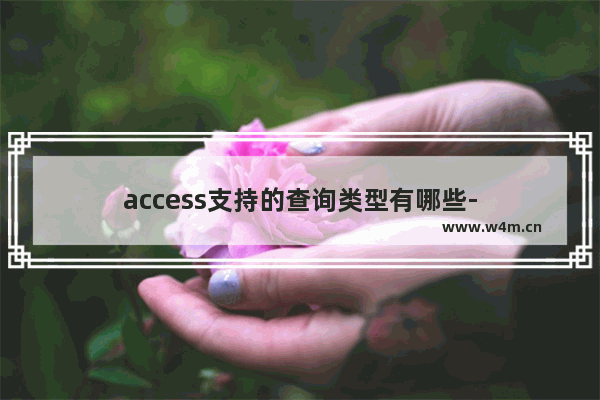 access支持的查询类型有哪些-