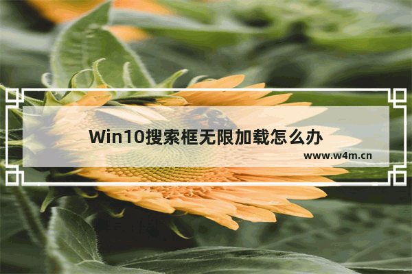 Win10搜索框无限加载怎么办