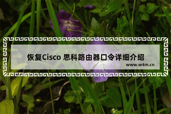 恢复Cisco 思科路由器口令详细介绍