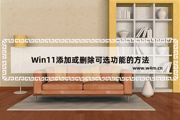 Win11添加或删除可选功能的方法