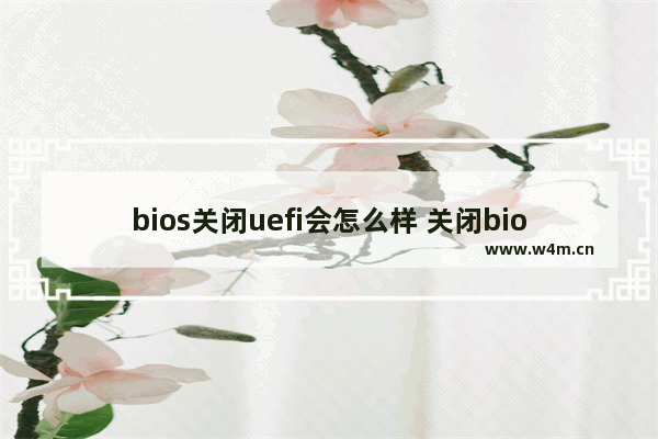 bios关闭uefi会怎么样 关闭bios的uefi的安全引导