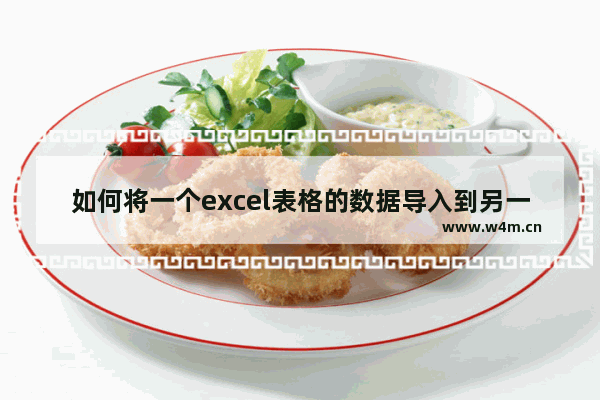 如何将一个excel表格的数据导入到另一个表中-