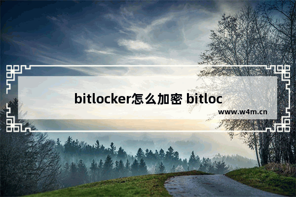 bitlocker怎么加密 bitlocker怎么加密系统盘