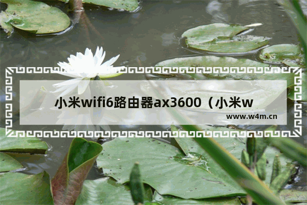 小米wifi6路由器ax3600（小米wifi6路由器怎么样）