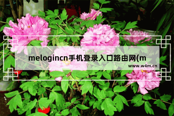 melogincn手机登录入口路由网(melogincn手机路由器密码设置)