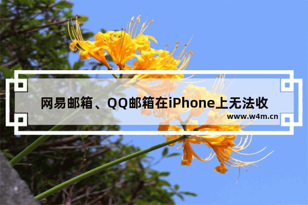 网易邮箱、QQ邮箱在iPhone上无法收到邮件的解决办法