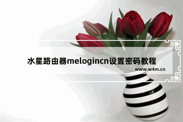 水星路由器melogincn设置密码教程