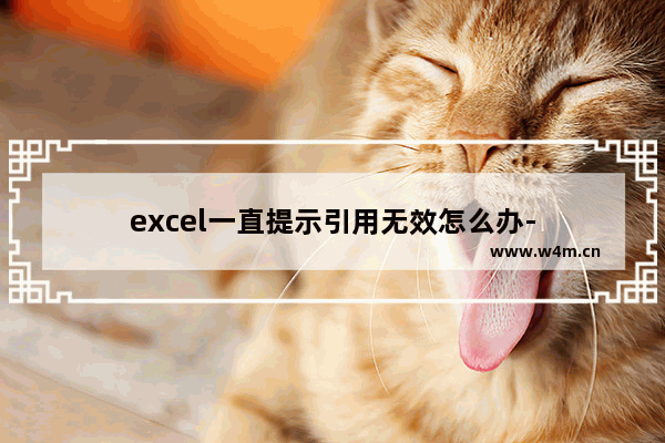 excel一直提示引用无效怎么办-