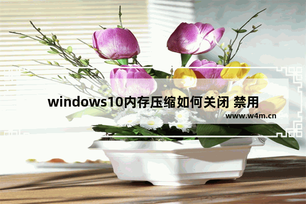 windows10内存压缩如何关闭 禁用电脑windows10内存压缩的方法