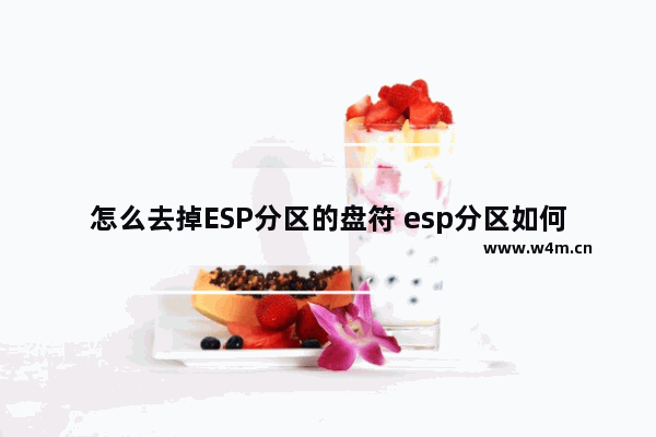 怎么去掉ESP分区的盘符 esp分区如何取消盘符