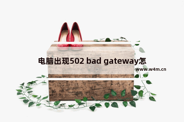 电脑出现502 bad gateway怎么解决