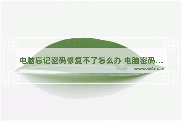 电脑忘记密码修复不了怎么办 电脑密码忘记找回