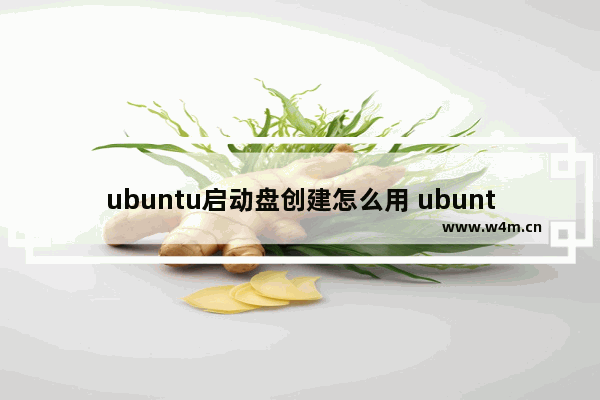 ubuntu启动盘创建怎么用 ubuntu创建启动器