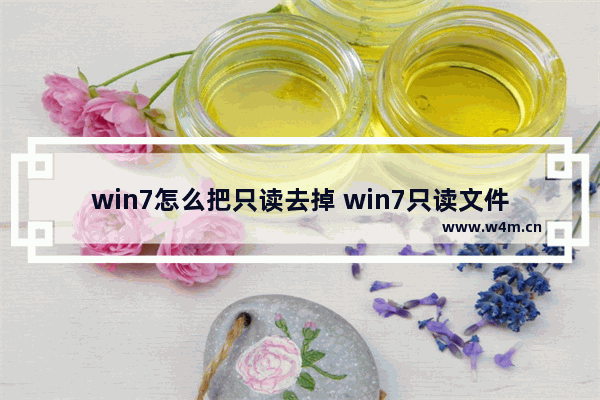 win7怎么把只读去掉 win7只读文件怎么取消只读