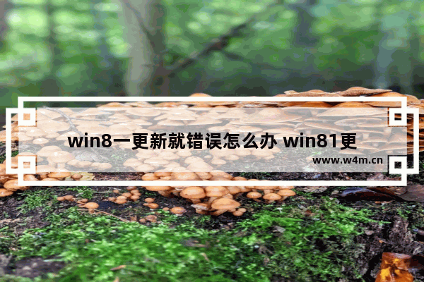 win8一更新就错误怎么办 win81更新失败