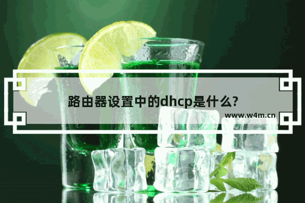 路由器设置中的dhcp是什么?